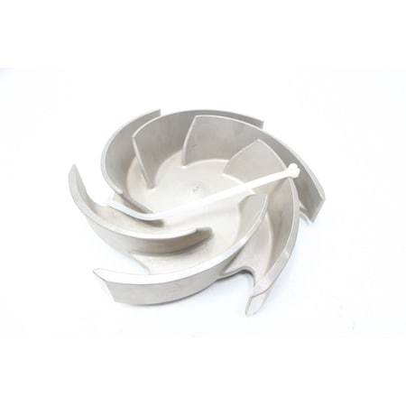 Goulds Water Technology 4X6-10 6-VANE STAINLESS IMPELLER 9-1/2IN OD PUMP PARTS AND ACCESSORY 0101-528-1203